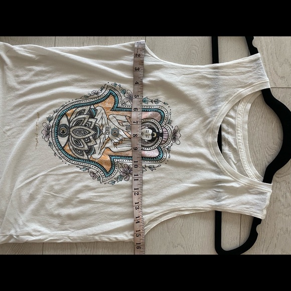 Spiritual Gangster Hamsa Yoga Tank Top XS - Picture 4 of 5